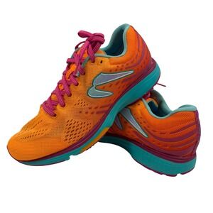 Newton Fate 8 Women's Running Shoes Orange Teal Lightweight Trainer Size 9